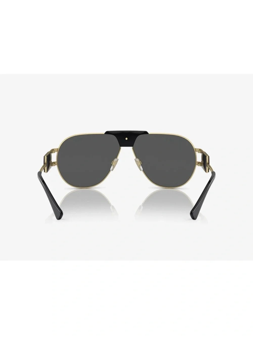 Versace VE2251 100287 63 Men's Square Sunglasses - Gold/Gray